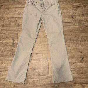 Signature by Levi Strauss Beige Boot-Cut Jeans